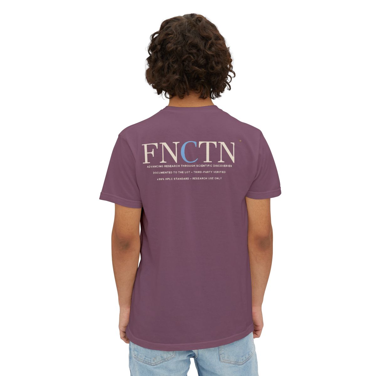 Pocket tee on model