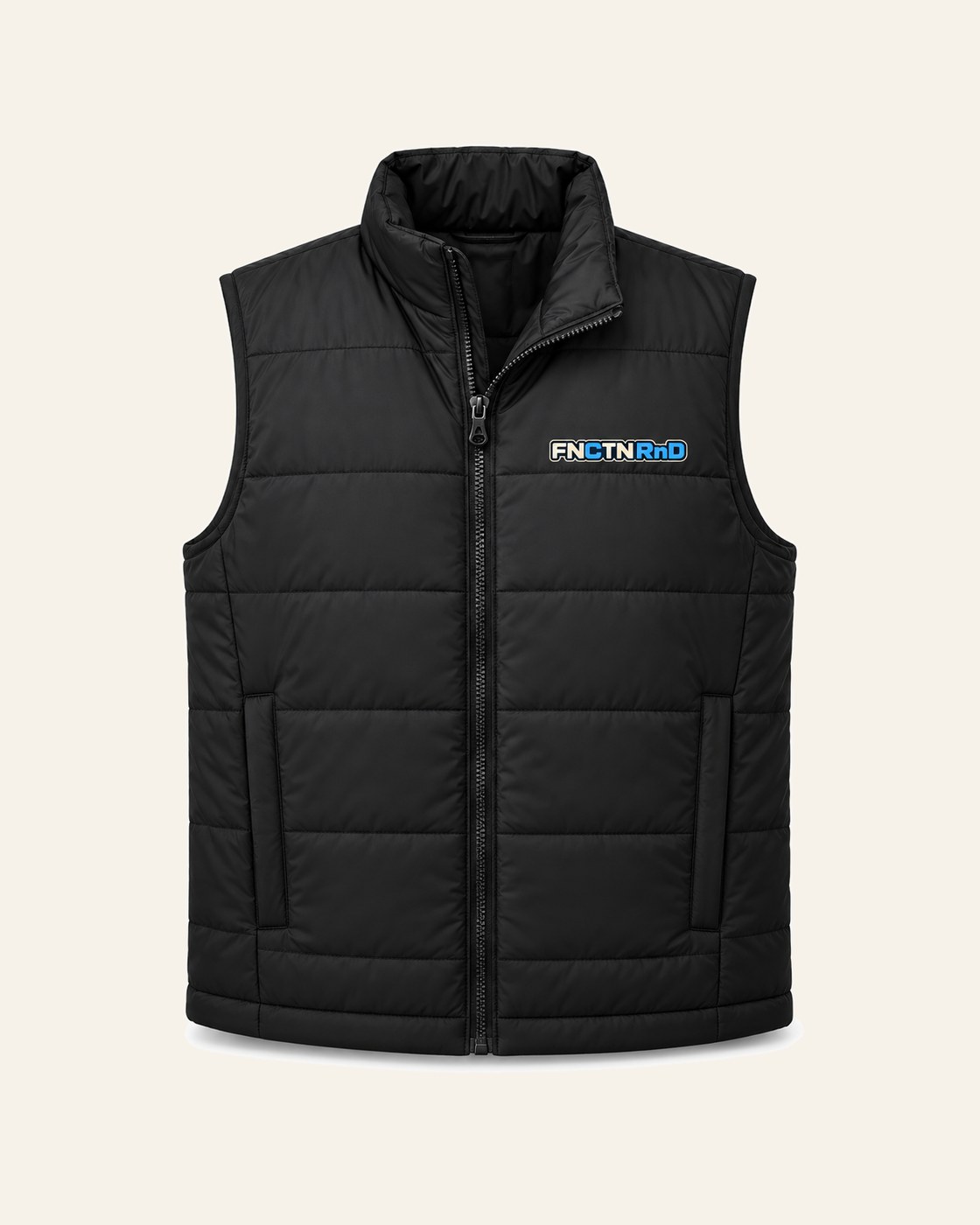 Puffer Vest in Deep Black